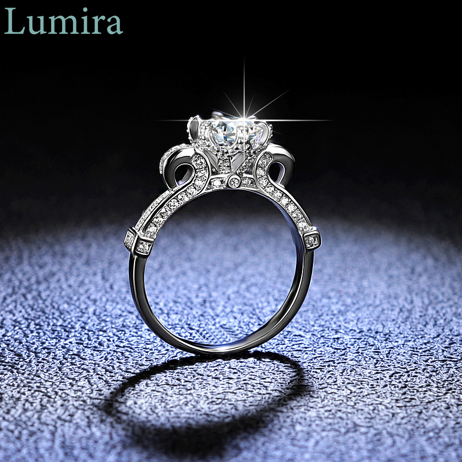 Lumira Classic Six-Prong 1 Car - Moissanite Engagement Ring 1 Carat review and price