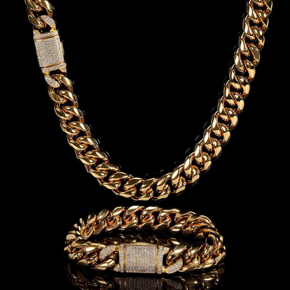 12mm Miami Mens Cuban Link Cha - Cuban Link Chain 12Mm review and price
