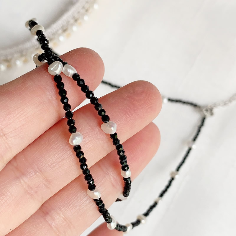 Fashion Healing Jewelry 2MM Sm - Pearl Choker Necklace Vintage review and price