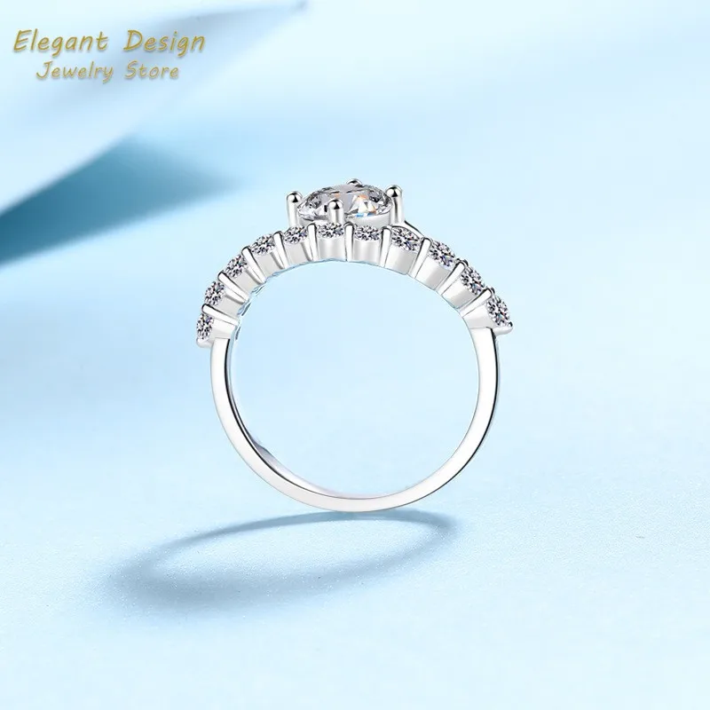 Crown of Love Platinum Pt950 W - Moissanite Engagement Ring 1 Carat review and price