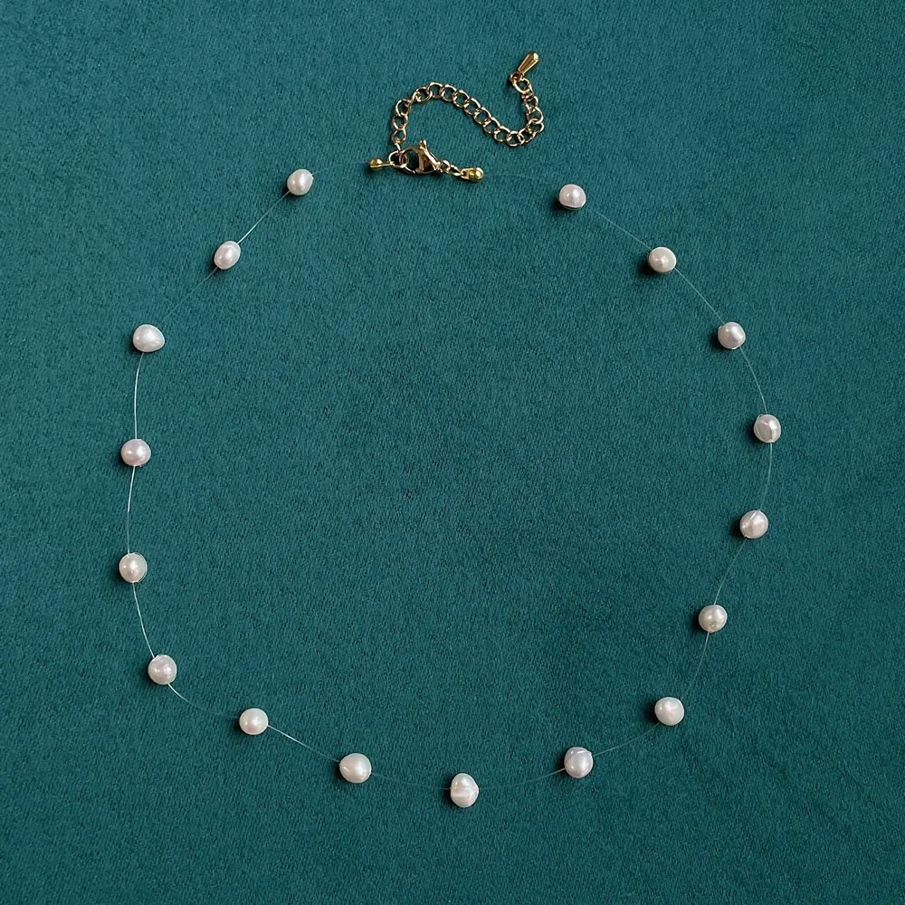 Natural Freshwater Pearl Neckl - Pearl Choker Necklace Vintage review and price
