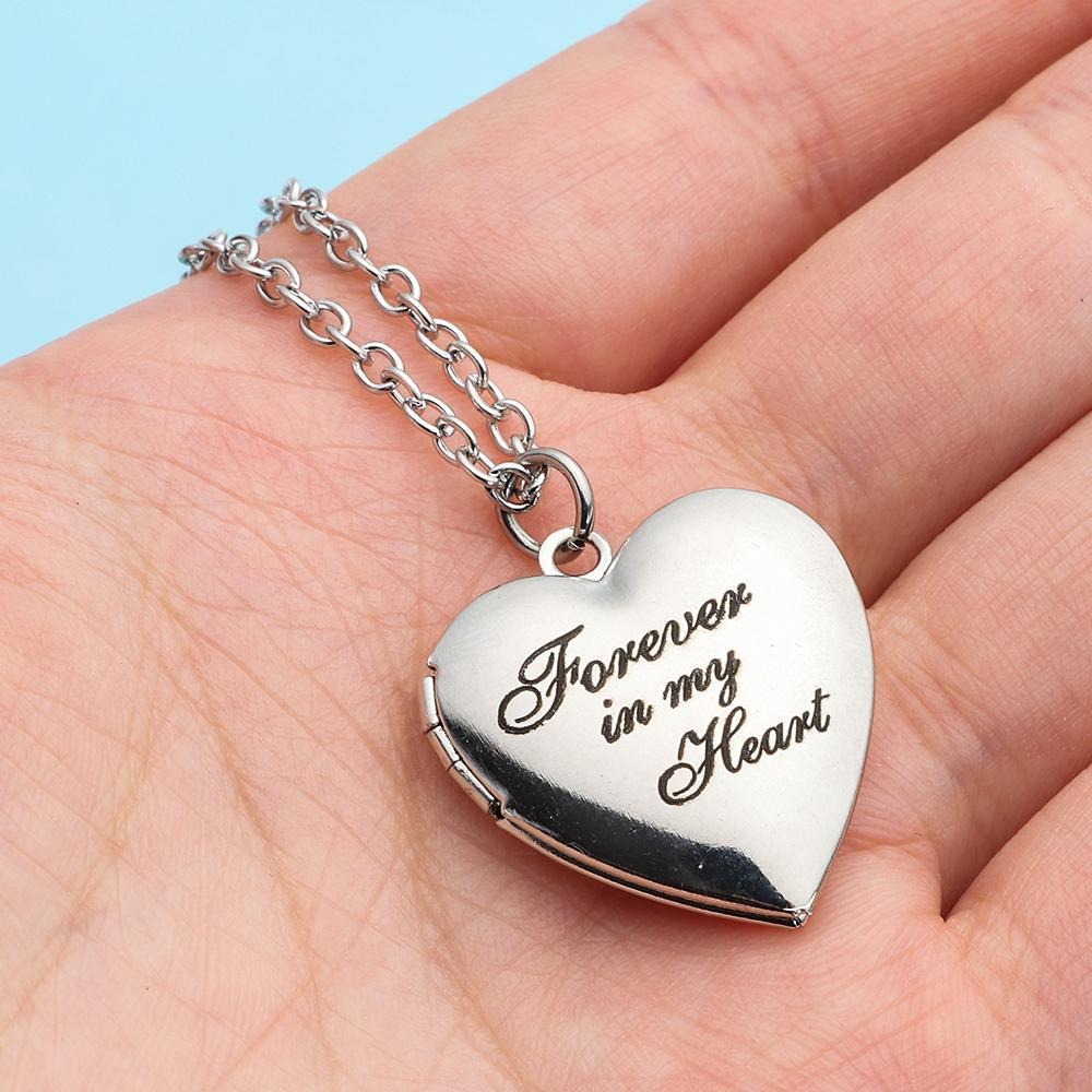 Lover Fashion Friend Jewelry C - Heart Locket Necklace Photo review and price