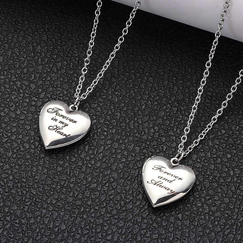 Lover Fashion Friend Jewelry C - Heart Locket Necklace Photo review and price