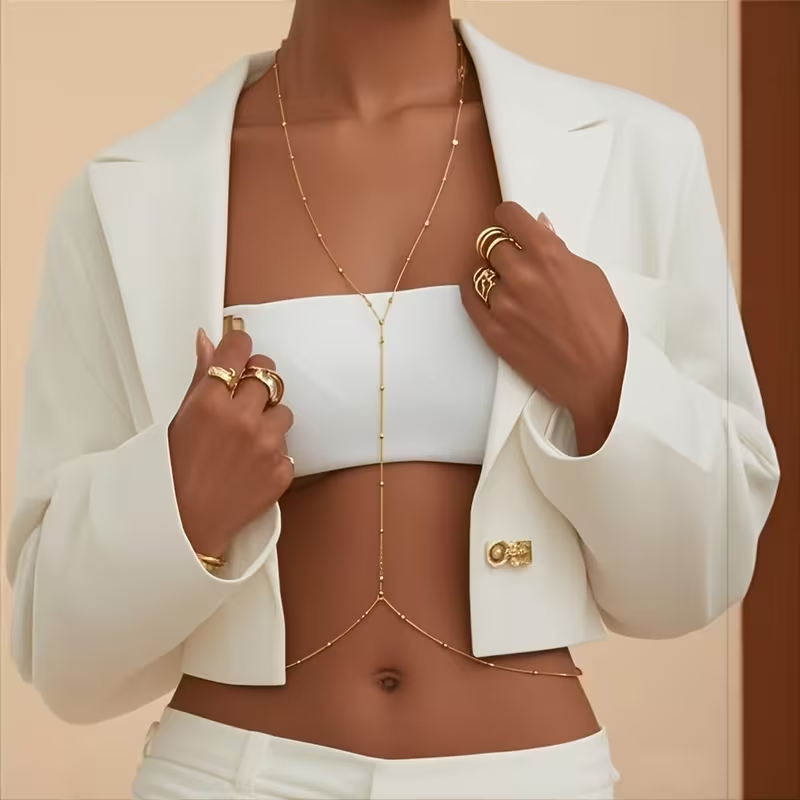Fashion Simple Bead Chain Bohe - Body Jewelry review and price