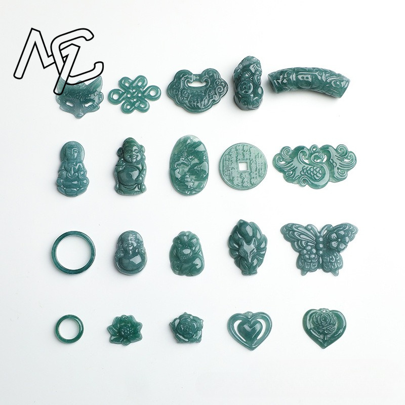 2PC Natural Blue Water Jadeite - Earrings review and price