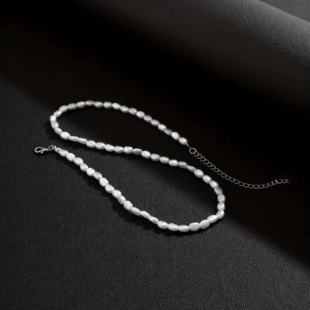 Simple Imitation Pearl Choker  - Pearl Choker Necklace Vintage review and price