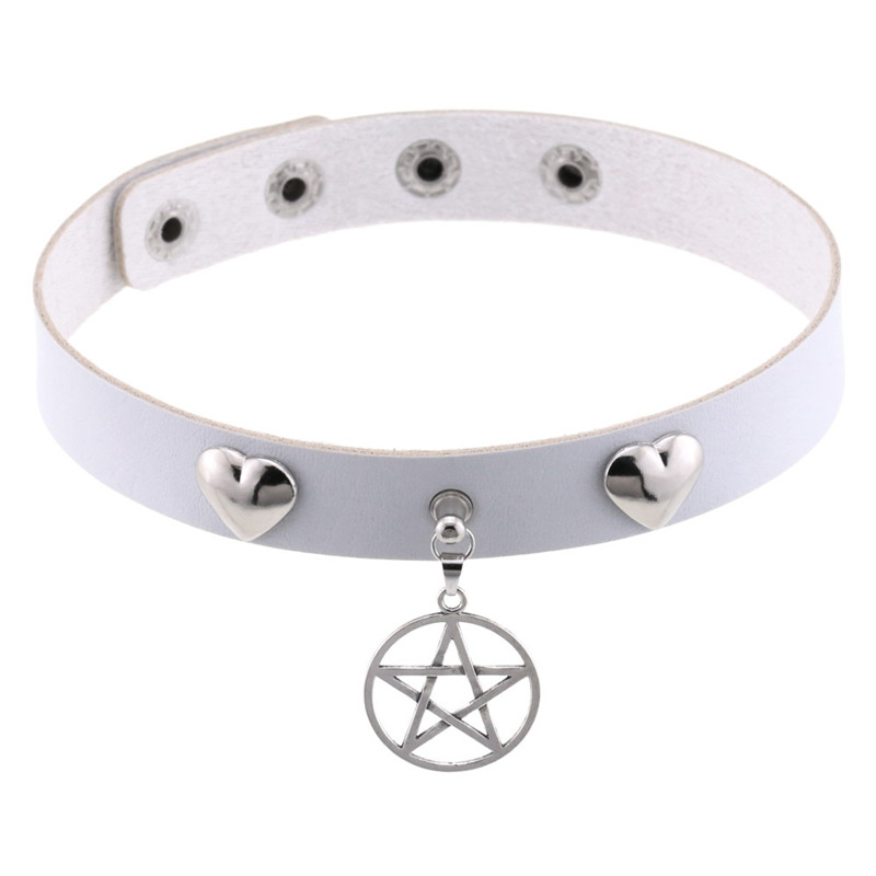 Punk Halloween Emo Cosplay Bla - Goth Punk Spike Choker review and price