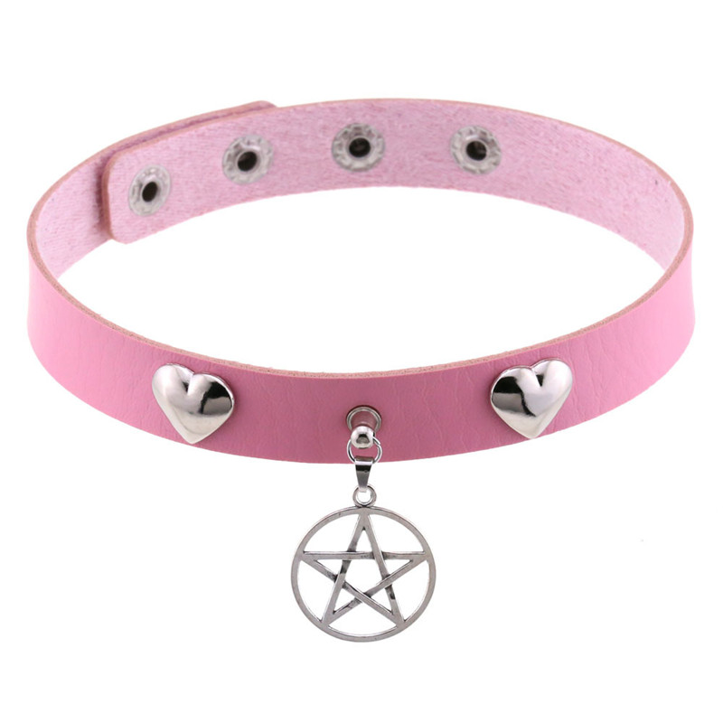 Punk Halloween Emo Cosplay Bla - Goth Punk Spike Choker review and price