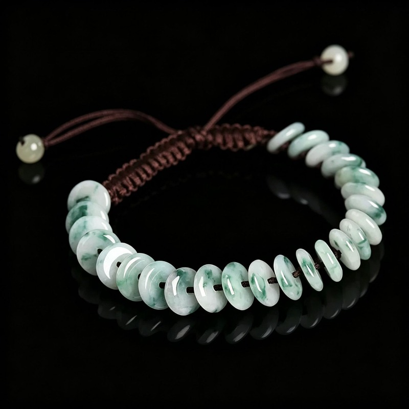 Natural A Grade Jadeite Peace  - Bracelets review and price
