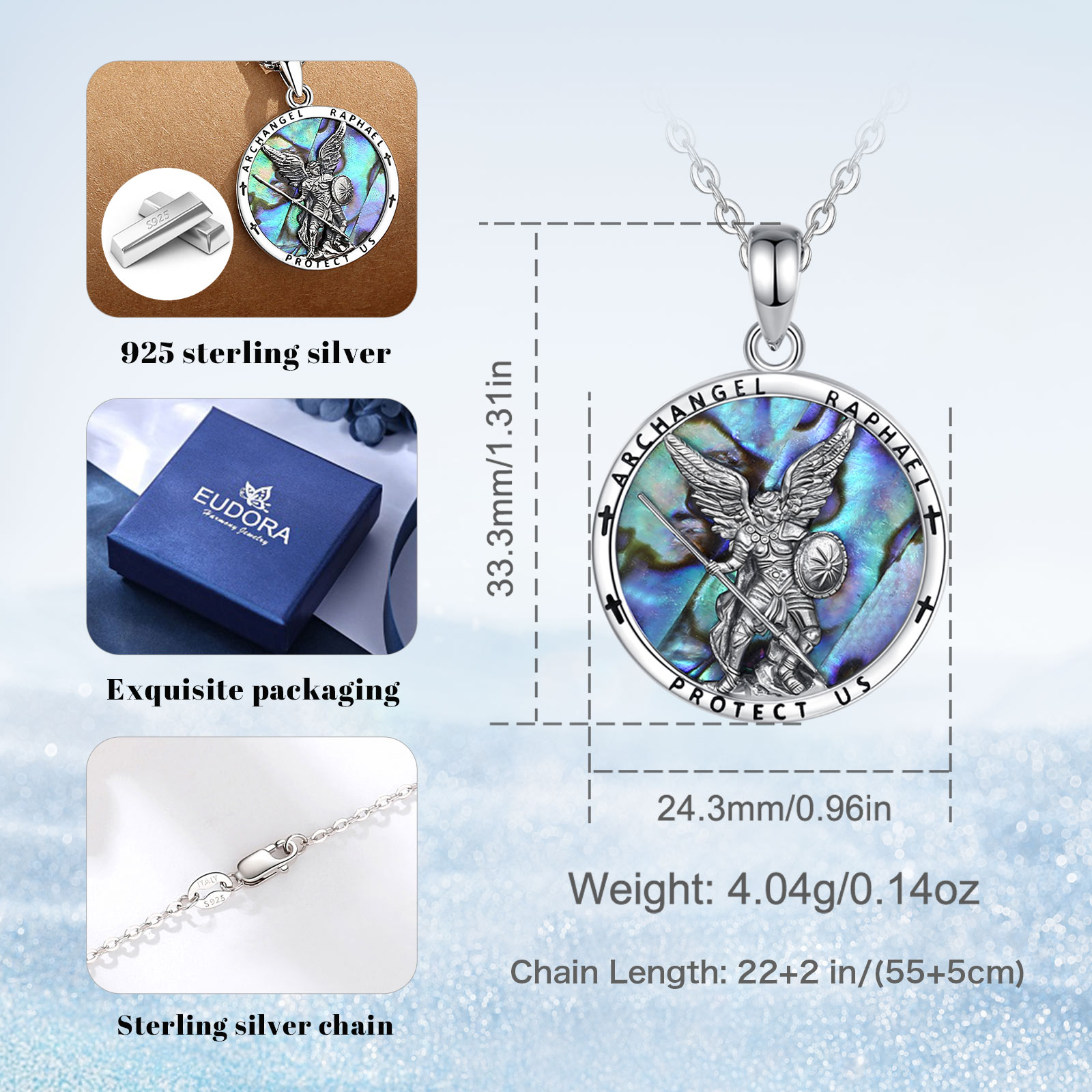 Eudora 925 Sterling Silver St. - 925 Sterling Silver Chain Necklace Men review and price