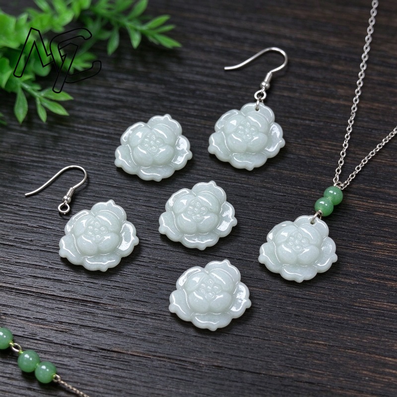 5Pcs Natural A Grade Jadeite L - Bracelets review and price