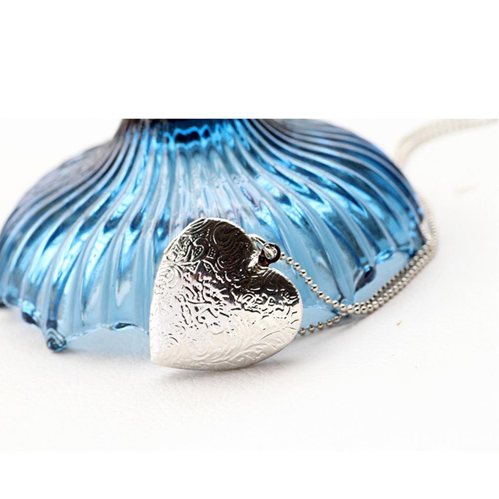 Fashion Heart Shape Alloy Phot - Heart Locket Necklace Photo review and price