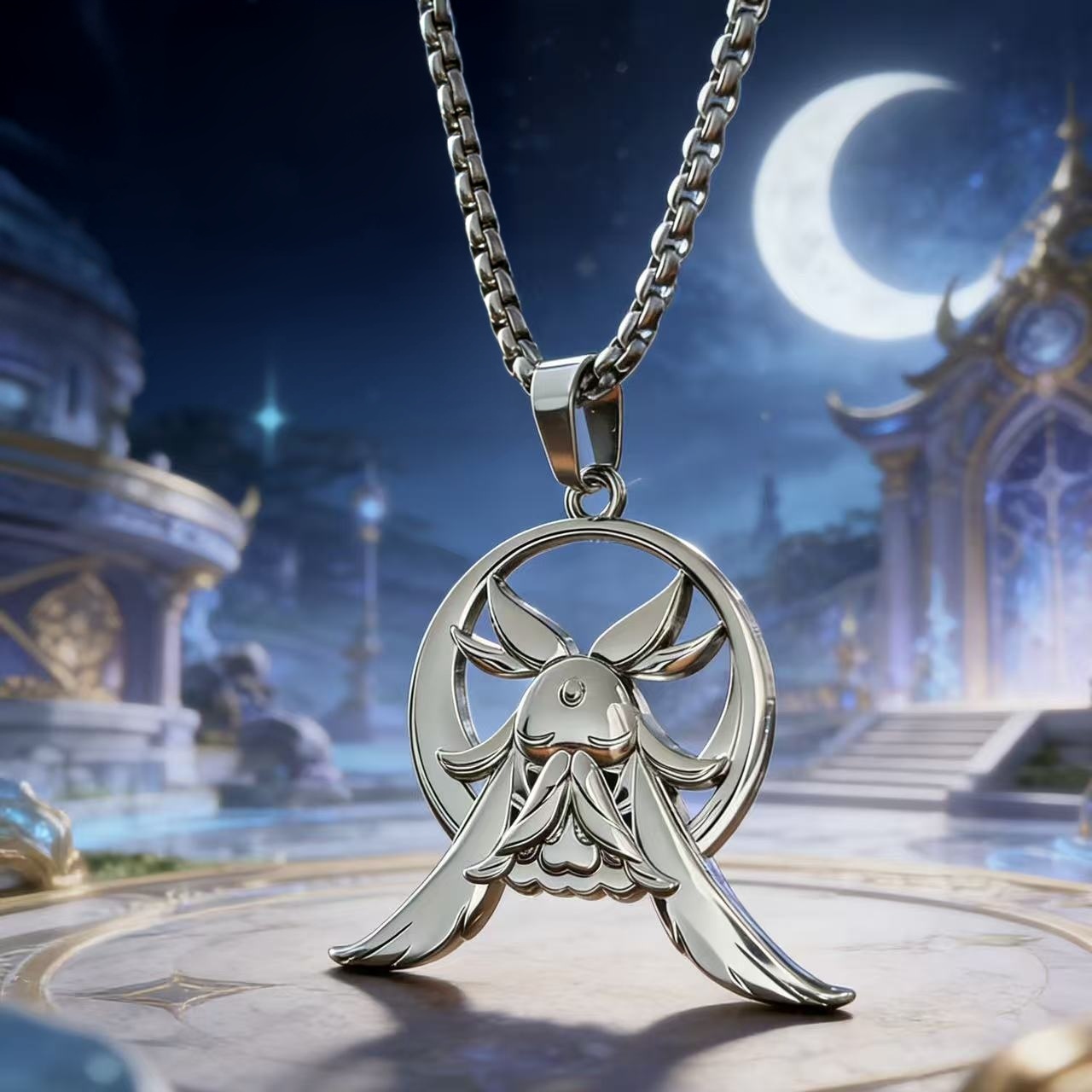Game Genshin Impact Columbina  - Anime Pendant Necklace review and price