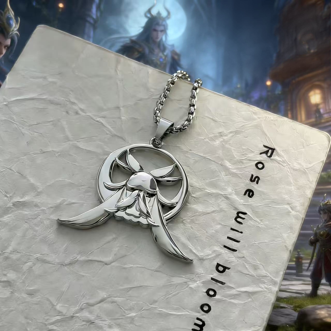 Game Genshin Impact Columbina  - Anime Pendant Necklace review and price