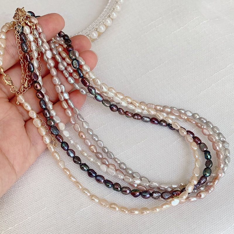 Fashion Natural Freshwater Pea - Pearl Choker Necklace Vintage review and price